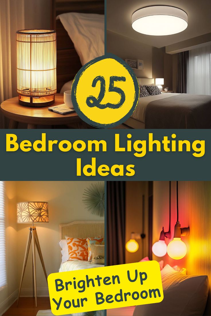 bedroom lighting ideas that are brighten up your bedroom and make the room look bigger