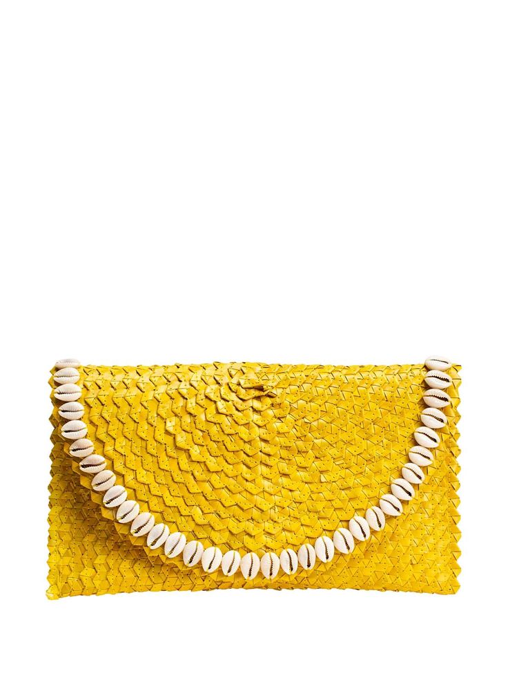 Pandegelang Clutch is one of our precious vegan handbags from an Independent designer that are perfect for all occasions – parties, work wear, vacations, casual outings and everything in between! Order in wholesale or retail.
 Size: One Size Chic Summer Clutch For Fashion, Yellow Summer Clutch Bag, Summer Gold Clutch For Everyday Use, Summer Evening Clutch Bag, Yellow Clutch Bag For Summer, Gold Clutch For Everyday Summer Use, Trendy Natural Clutch, Gold Summer Travel Clutch, Chic Summer Clutch For Vacation