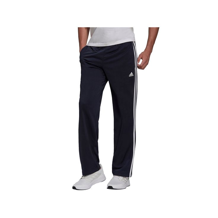 Track pants are an activewear staple. Gear up and conquer your busy life in these men's adidas pants. All about ease and comfort, these adidas pants are a men's activewear essential. Track pants are an activewear staple. Gear up and conquer your busy life in these men's adidas pants. All about ease and comfort, these adidas pants are a men's activewear essential. Moisture-wicking 3 stripes along both legs 2-pocketFIT & SIZING Regular, relaxed fit 30-in. inseam Drawstring elastic waistbandFABRIC Men's Activewear, Active Life, Adidas Pants, Busy Life, Mens Activewear, Adidas Men, Track Pants, Mens Pants, Fabric Care