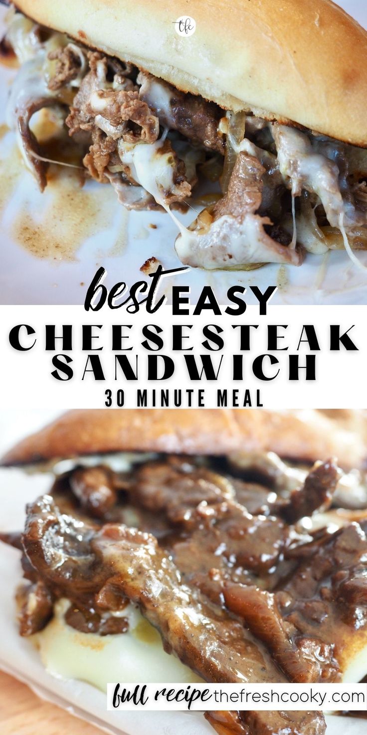 the best cheese steak sandwich recipe is so easy to make