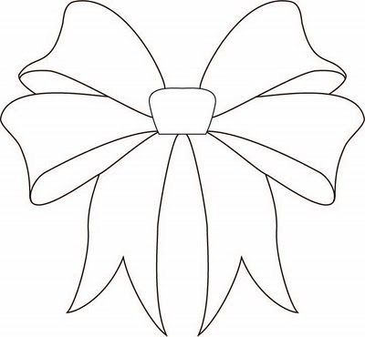 a bow that is drawn in the shape of a flower