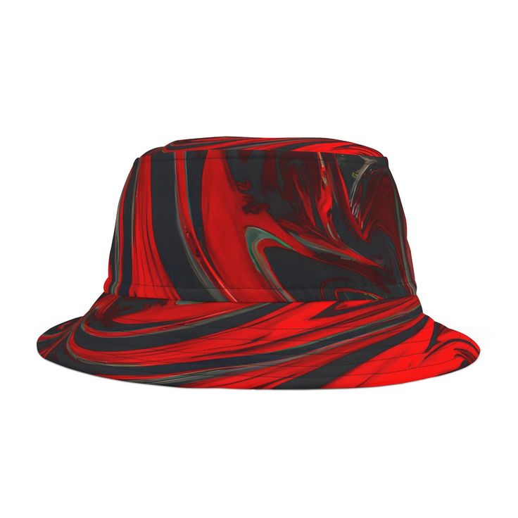 Immerse yourself in the pulsating rhythm of the music and let our Raging Red Groove Vibes Bucket Hat elevate your festival experience. Designed for the passionate music lovers, EDM enthusiasts, and dedicated Red Rocks show goers, this hat is your ticket to an unforgettable adventure. Crafted from 100% polyester, it offers durability and comfort to withstand even the most energetic raves. Its Raging Red color scheme, inspired by the beats that fuel your soul, is all about expressing your passion. Available in two sizes with a sewn-in label, this bucket hat ensures style never compromises comfort. With the Raging Red Groove Vibes Bucket Hat, you're not just attending a festival, you're embracing a lifestyle of joy, euphoria, and exhilarating energy. Make every beat count. #RagingRedGroove #M Red Bucket Hat With Short Brim For Outdoor, Casual Black Bucket Hat For Festivals, Red Bucket Hat For Summer Festival, Trendy Adjustable Bucket Hat For Music Festival, Adjustable Flat Brim Bucket Hat For Festival, Adjustable Casual Bucket Hat For Music Festival, Black Summer Hats For Music Festival, Festival Adjustable Flat Brim Bucket Hat, Black Hats For Summer Music Festival