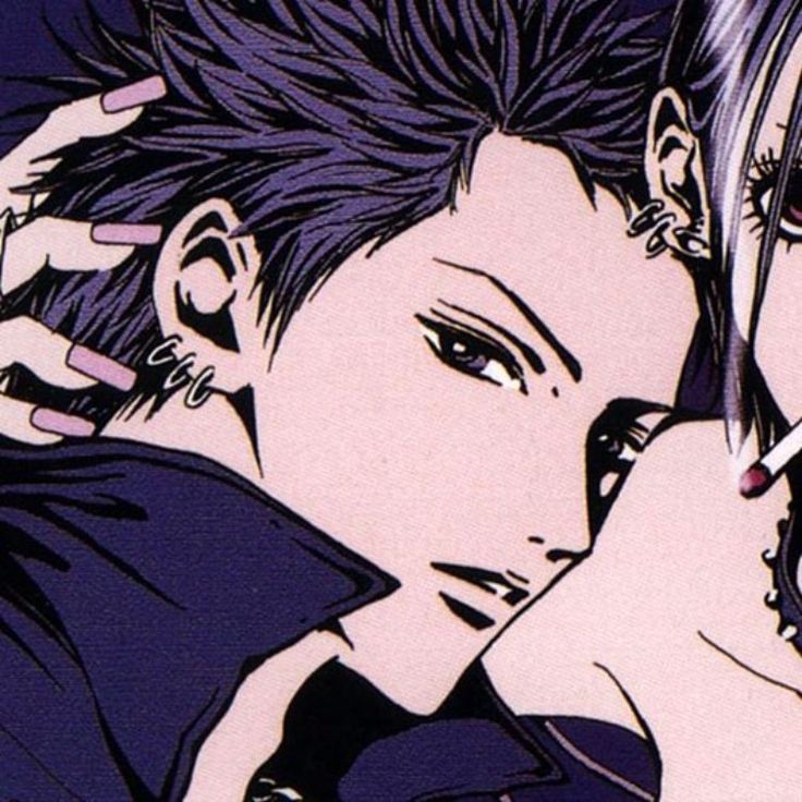 nanaren matching icons ∙ from NANA by ai yazawa Ren Pfp, Nana Matching Icons, Nana Matching, Nana Anime, Matching Icons, Rocker, Anime, Black