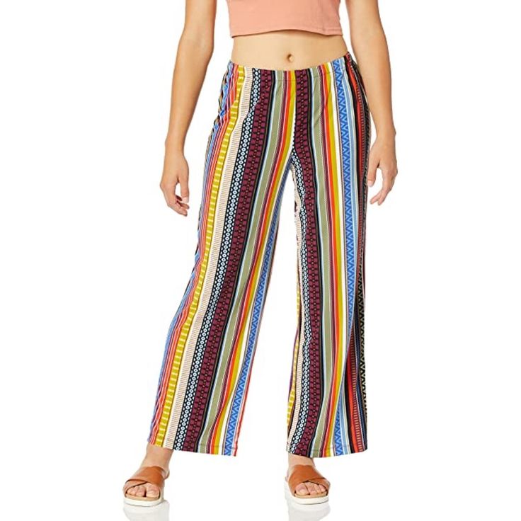 Wide-Leg, Relaxed Pull On Style With Stretchy Elastic Waist And Multicolor Striped Pattern. Breezy And Lightweight, Great For Summer! New Condition Without Any Flaws, Never Worn. Originally Purchased From Nordstrom Rack. Size Xs. Rayon Wide-leg Pants With Elastic Waistband, Cheap Non-stretch Striped Pants, Multicolor Wide-leg Loungewear Bottoms, Non-stretch Striped Summer Pants, Striped Wide-leg Pants With Elastic Waistband, Pull On Pants, Elastic Waist, Pant Jumpsuit, Wide Leg