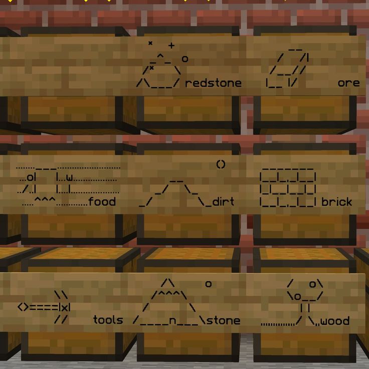 some boxes are stacked on top of each other and the text says, who says signs on chests are boring?