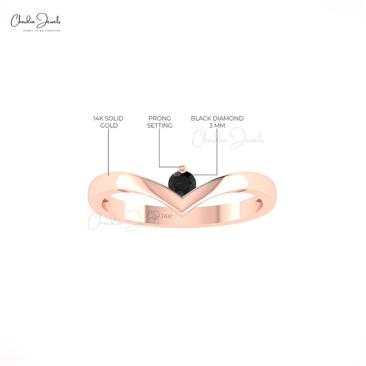 an image of a wedding ring with the names and measurements on it, including black diamond