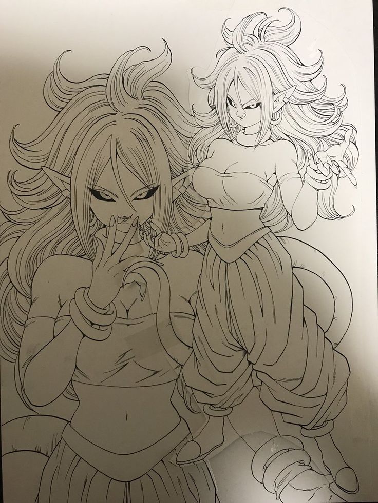 Dragon Foghter - Android No.21 Dragon Ball Fanart, Dragon Fighter, Badass Drawings, Majin Boo, Dragon Z, Dragon Ball Super Art, Dbz Art, Desenho Tattoo, Dragon Ball Super Manga