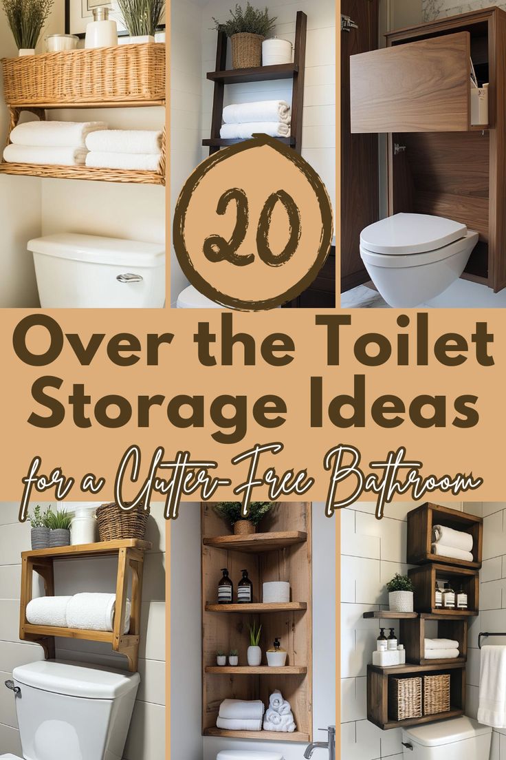 over the toilet storage ideas for an offer - free bathroom