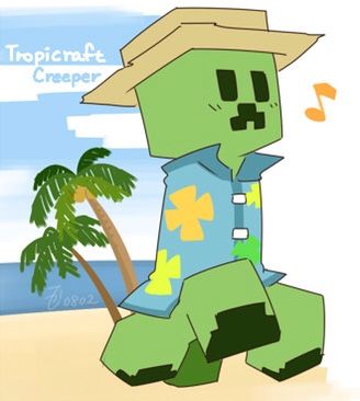 an image of a cartoon character on the beach with music notes in his hair and wearing a hat