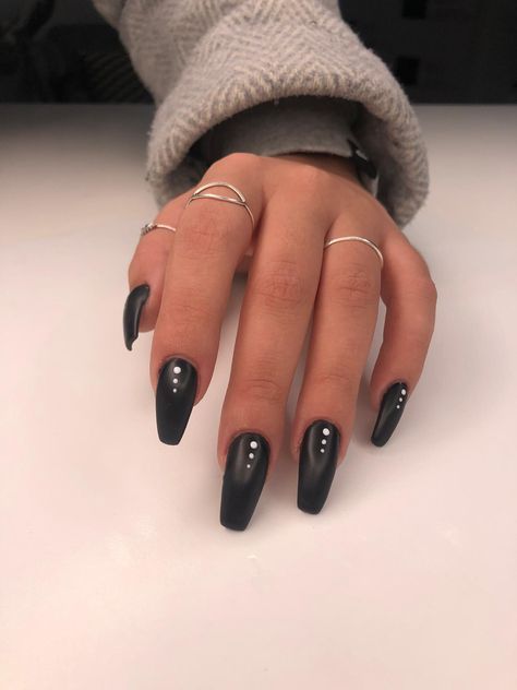 Ballerina Nails Black, Black Ballerina Nails, Black Sparkle Nails, Acrylic Nails Black, Classy Black Nails, Ballerina Nail, Black Gel Nails, Black Ballerina, Sparkle Nails