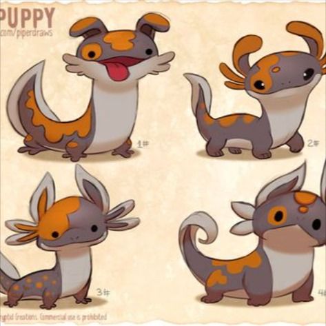 an image of some cute animals that are in different poses and expressions on paper or cardboard