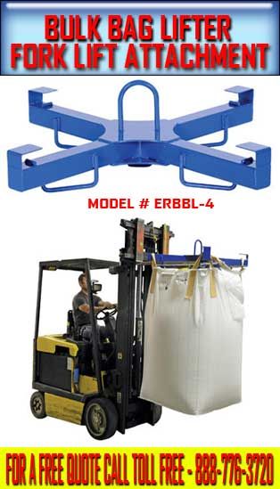 a fork lift with the text bulk bag lifting fork lift attachment model erbil 4 for free