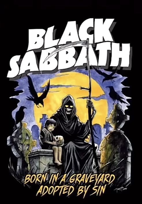 black sababath born in graveyard adopted by sin