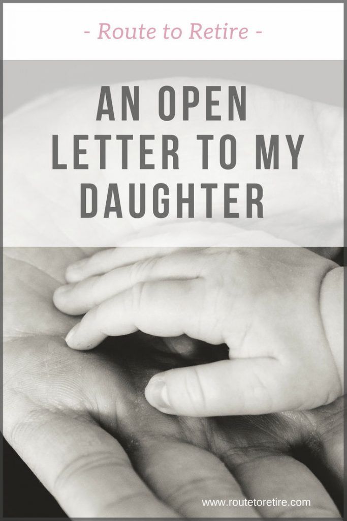 an open letter to my daughter