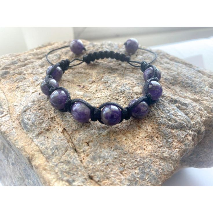 Gorgeous handmade amethyst shambala bracelet. heals body, soul and mind. Adjustable Amethyst Beaded Bracelets, Adjustable Purple Crystal Spiritual Bracelet, Adjustable Amethyst Bracelets For Healing, Adjustable Amethyst Bracelet, Adjustable Purple Beaded Bracelets For Meditation, Shambala Bracelet, United Kingdom, Jewelry Bracelets, Amethyst