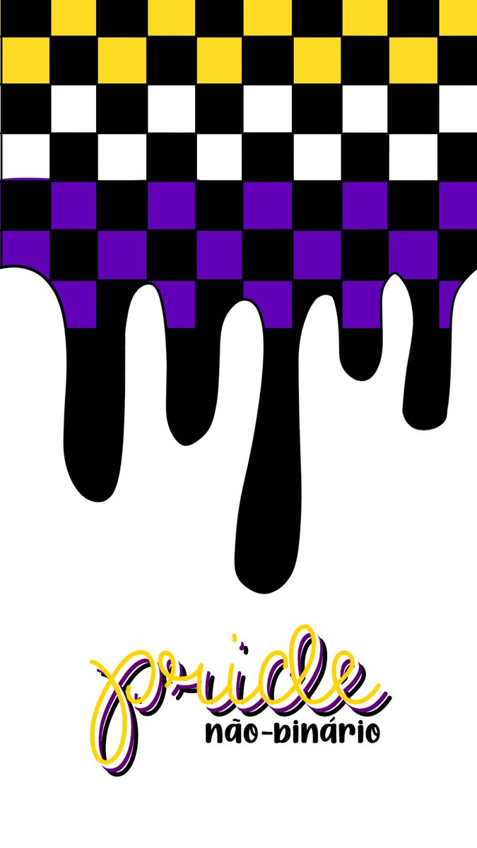 an advertisement for a restaurant called prides nao - dinario with purple and yellow drips