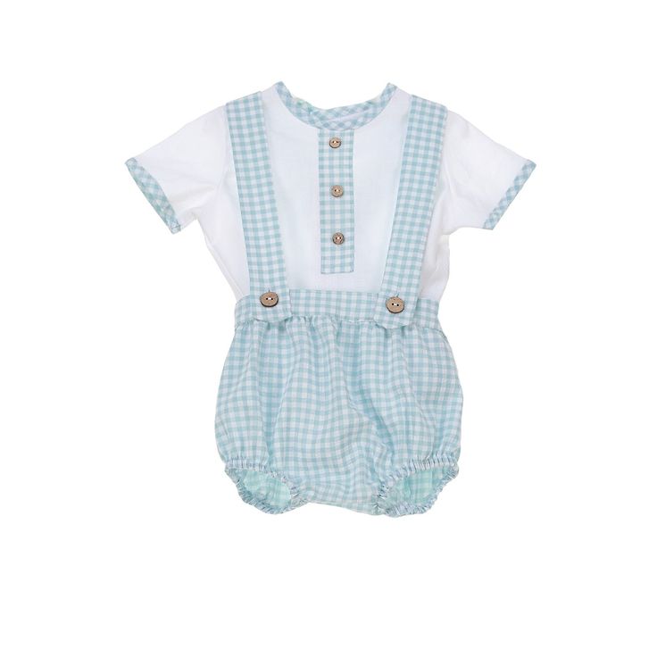 Brand: Tartaleta Reference: B4296.B429 Composition: 60% cotton, 40% Polyester. Shorts are 100% cotton. Intended Age: Baby Boy, Toddler Boy Description: This suspender set is part of our Tartaleta collection. The short sleeve, linen blended shirt has pintucks in the front and fastens in the back with buttons. The culotte short has an elasticated waistband and comes with the cloth suspenders. Size Guide: This brand runs small. Please size up. Culotte Shorts, Boy Toddler, Suspenders Set, Stroller Cover, Special Occasion Outfits, Bow Hair Clips, Girls Bags, Newborn Girl, Shoes Booties