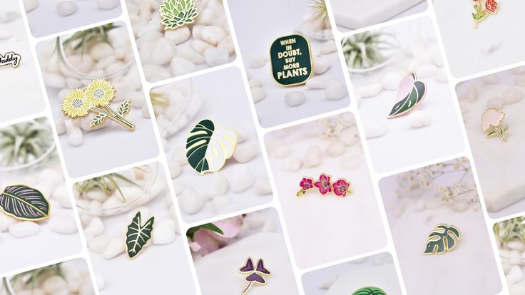 Plant Scouts | Plant inspired enamel pins, keychains, stickers