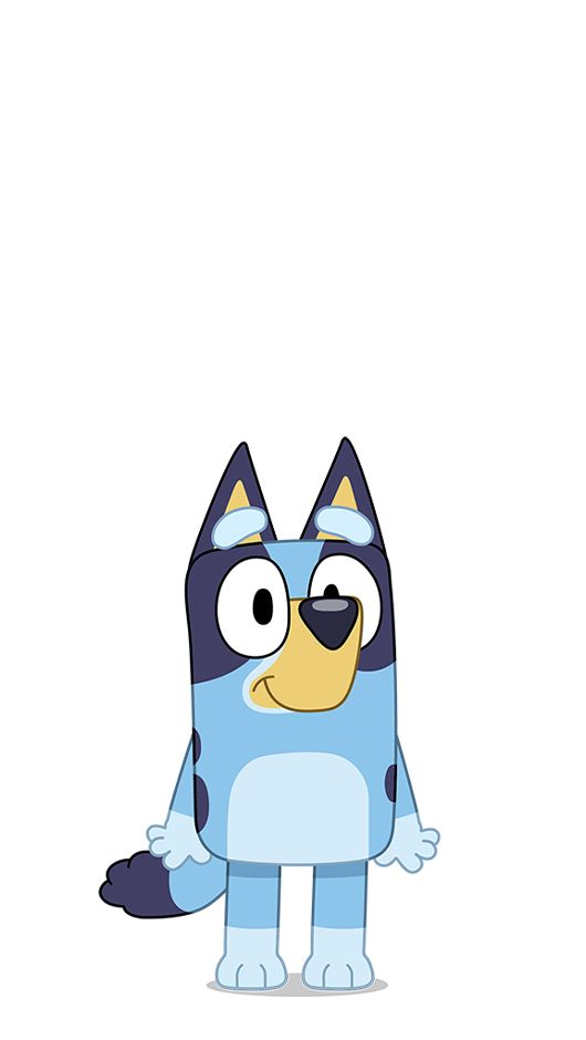 a cartoon character with big eyes and a blue cat on it's chest, in front of a white background