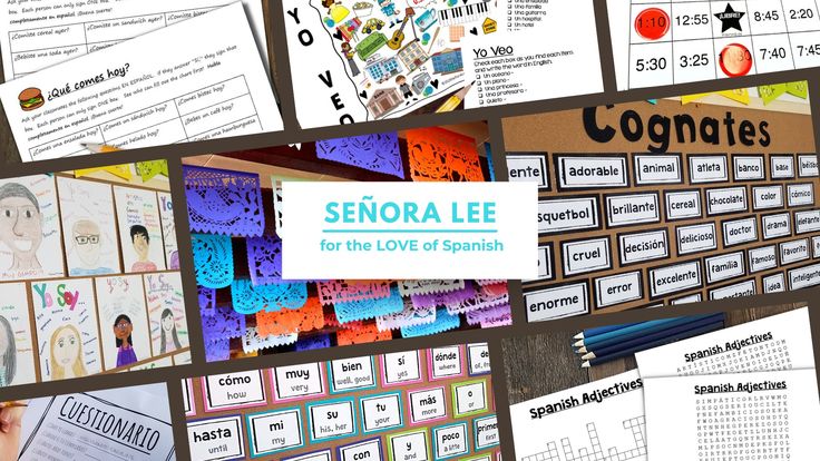 Senora Lee | Spanish Teacher | Spanish Class Activities & Games