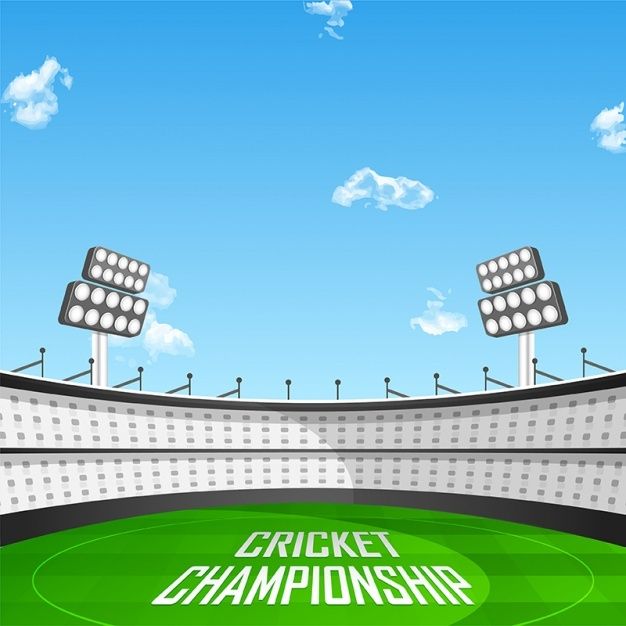 an image of a baseball stadium with the words cricket championship on it