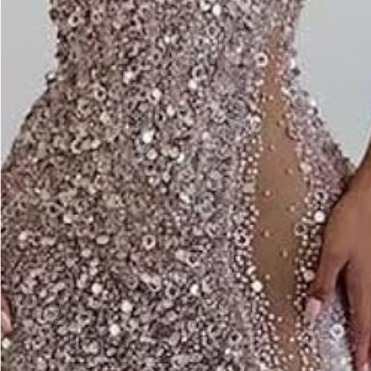 Strapless Sequin Mermaid Prom Dresses 2024 Long Sparkly Beaded Tube Sexy Sheer Sheath Evening Formal Party Dresses With Slit Crystal Prom Dress, Formal Party Dresses, Rose Gold Dress, Formal Party Dress, Evening Formal, Dresses 2024, Formal Party, Mermaid Prom Dresses, Gold Dress