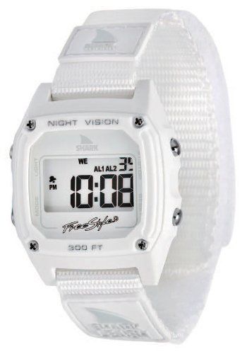 Freestyle USA Shark 88 Watch - Women's White, One Size Freestyle. $46.00. Time/Day. 2 alarms. 100 Meters H20. Original Shark Fin Night Vision backlight Lily Pictures, Summer Accessories Beach, Freestyle Watch, Bath N Body Works, Watch Women's, Nixon Watch, Shark Fin, White Sharks, Man Men