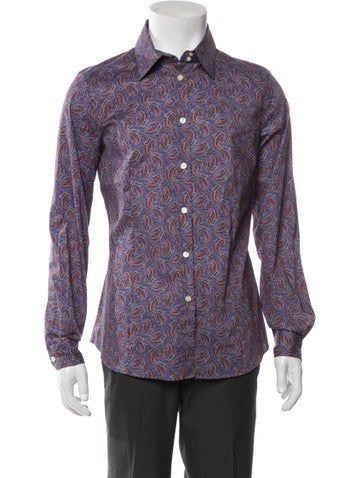 Etro ShirtPurplePaisley PrintSpread CollarLong SleeveButton ClosureFit: Shirts by Etro typically fit slim, please consider taking a size up. Accessories Jacket, Coat Pant, Shirt Accessories, Hoodie Dress, Casual Jeans, Sweater Accessories, Paisley Print, Jacket Tops, Occasion Wear