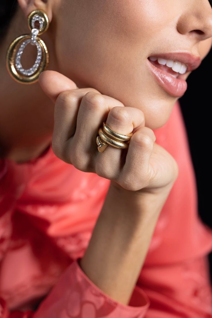 David Webb hammered gold nail ring in yellow gold. 18K Hammered Yellow Gold Elegant Gold Rings With Hammered Detail, Elegant Hammered Rings, Luxury Gold Snake Ring With Polished Finish, Gold Hammered Signet Ring, Hammered Yellow Gold 14k Signet Ring, Hammered Gold Signet Ring In 14k, Hammered 14k Gold Signet Ring, Hammered 14k Yellow Gold Signet Ring, Luxury Gold Snake Ring For Anniversary