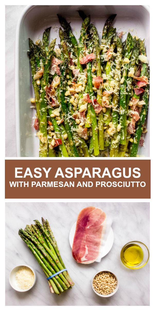 asparagus with parmesan and prosciutto