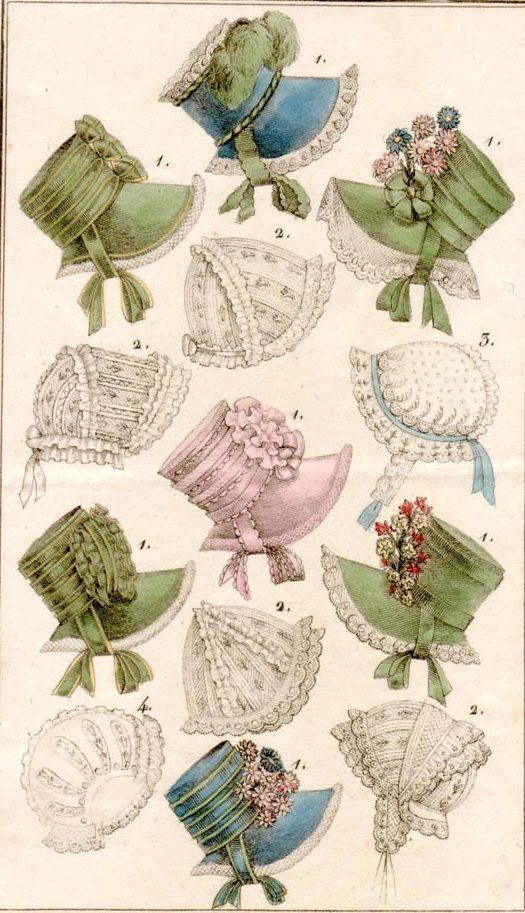 Trimming Regency Bonnets  Links to other interesting historical dress items Poke Bonnet, Historical Hats, Regency Era Fashion, Affordable Shoes, Regency Fashion, 19th Century Fashion, Period Outfit, Regency Era, Retro Mode