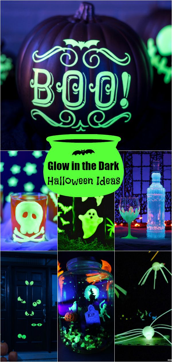 glow in the dark halloween ideas