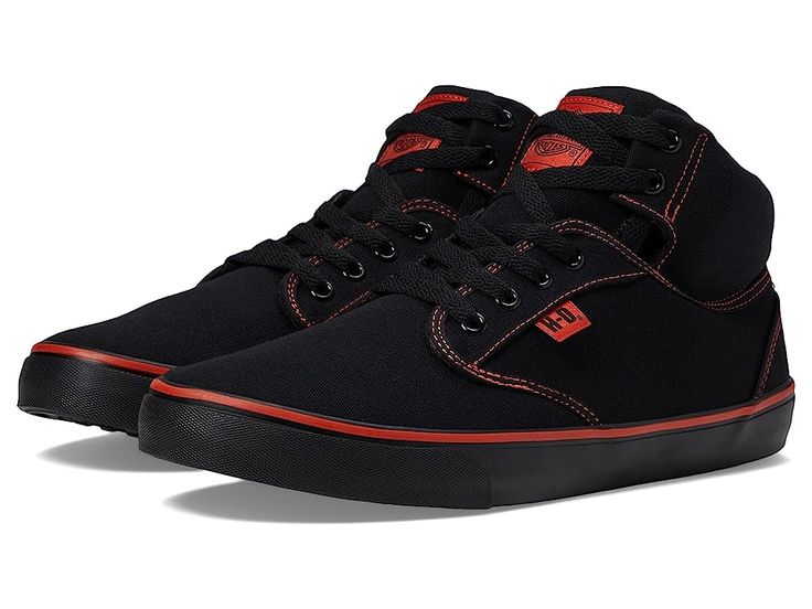 Harley-Davidson Wrenford - Men's Lace up casual Shoes : Black 1 : Stay true to your moto-inspired lifestyle with the Harley-Davidson Wrenford high-top sneaker. Canvas upper. Traditional high-top silhouette. Classic bar-and-shield logo on tongue. Traditional lace-up style for a secure fit. Vulcanized construction for long-lasting durability and flexibility. Breathable canvas lining. Lightly cushioned footbed for all-day comfort. Durable rubber outsole. Imported. Measurements: Weight: 14 oz Produc Bestie Outfits, Goth Shoes, Classic Bar, Shield Logo, Fall Out Boy, Stay True, Harley Davidson Men, Clothes Ideas, Shoe Game