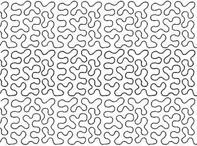 a black and white pattern that looks like it has been made out of circles, which are