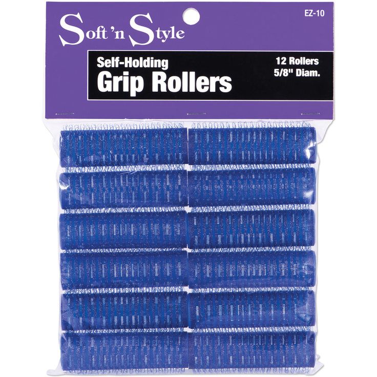 Soft 'N Style 1/2 " Blue Velcro Roller. Transform your client's look with Soft 'N Style 1/2" Blue Velcro Rollers! These high-quality rollers are the perfect addition to any beauty professional's toolkit. The 1/2" diameter blue velcro grip design ensures a secure hold on hair, preventing any slips or slides during the styling process. With 12 rollers per pack, you'll have plenty of rollers to work with to create the perfect look for your client.These rollers are easy to use, and the velcro grip d Velcro Rollers, To Work, Slides, Hold On, High Quality, Hair, Blue, Beauty, Design