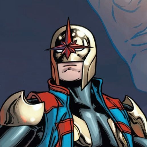 an image of captain america in the comics