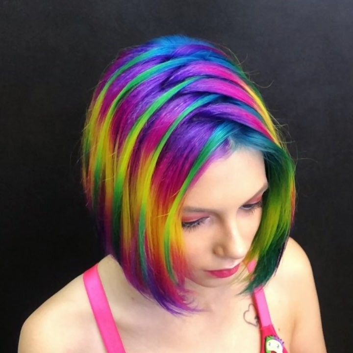 Mermaid Hair Color, Best Hair Dye, Rainbow Hair Color, Creative Hair Color, Hair Color Crazy, Pretty Hair Color, Bright Hair, Funky Hairstyles, Short Hair Color