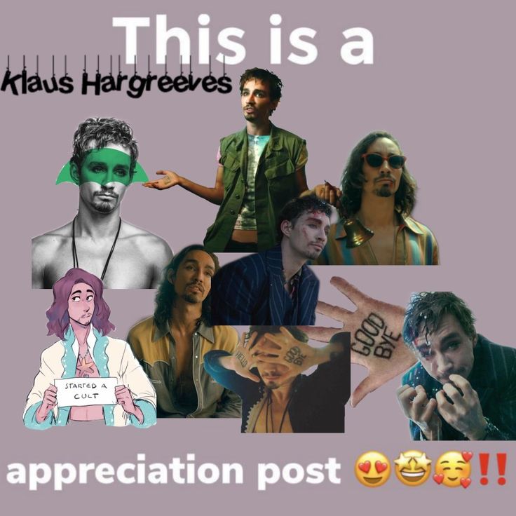 a collage of photos with the words appreciation post written on them, including two men and one woman