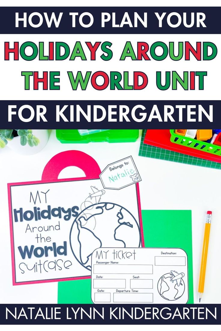 the holidays around the world unit for kids with text overlay that reads, how to plan your holidays around the world unit for children