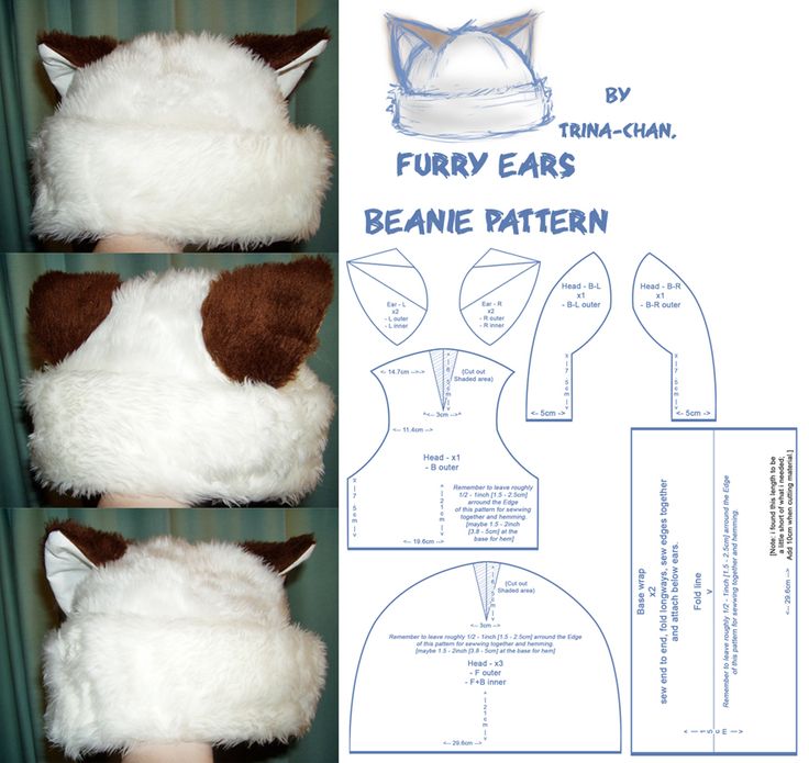 the sewing pattern for this stuffed animal is easy to sew