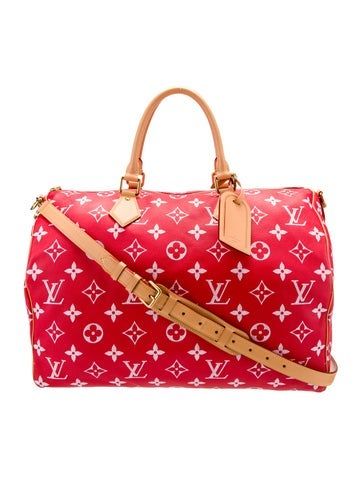 Louis Vuitton Weekender BagFrom the Spring/Summer 2024 Collection by Pharrell WilliamsRed CalfskinLV MonogramBrass HardwareRolled Handles & Single Adjustable Shoulder StrapLeather Lining & Single Interior PocketZip Closure at TopIncludes Interior Zip Pouch Louis Vuitton Weekender, Louis Vuitton Cherry Bag, Colorful Louis Vuitton Bag, Purple Louis Vuitton Bag, Louis Vuitton Multi Pochette Pink, Louis Vuitton Bag Multicolor, Money Girl, Crystal Belt, Luxury Bags Collection