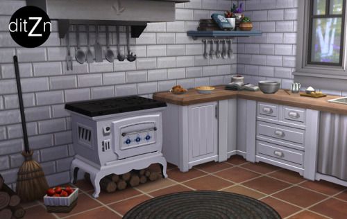 the kitchen is clean and ready for us to use as an appliance in the game