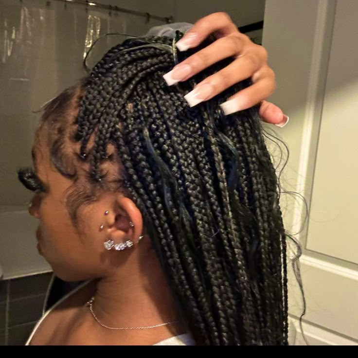 Pressed Natural Hair, Silk Press Natural Hair, Pretty Braids, Braided Hairstyles For Black Women Cornrows, Braided Cornrow Hairstyles, Protective Hairstyles Braids, Cool Braid Hairstyles, Pretty Braided Hairstyles, Cool Braids