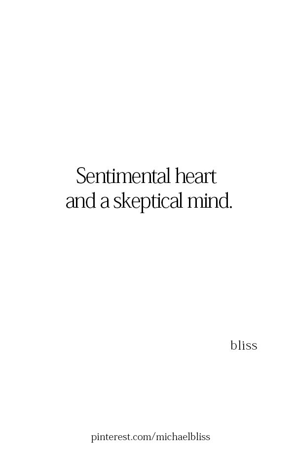 a white book cover with the words sentimental heart and a skeptical mind