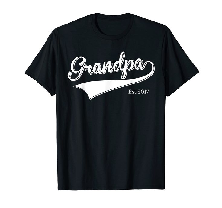 PRICES MAY VARY. Promoted to Grandpa Est 2017 Father's Day T-Shirt New dad Shirts established Grandpa Shirts - grandparents gifts - Perfect as a gift for holidays such as a birthday, Christmas, Valentine's day, New Year's, Easter or Halloween costume. Lightweight, Classic fit, Double-needle sleeve and bottom hem Grandpa Shirts, Grandparents Gifts, Promoted To Grandpa, Dad Shirts, Grandpa Shirt, Father's Day T Shirts, Fathers Day Shirts, Grandparent Gifts, New Dads