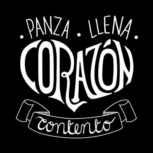 a black and white photo with the words coran written in spanish on it's side