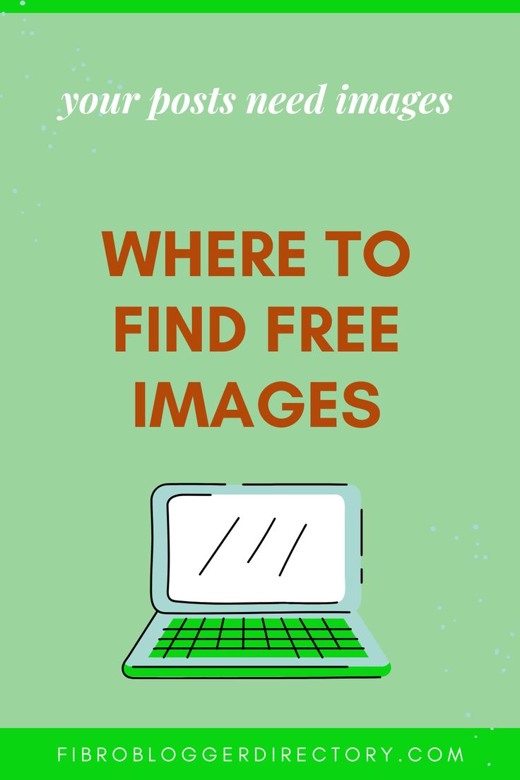 a laptop with the words where to find free images on it and an image of a laptop