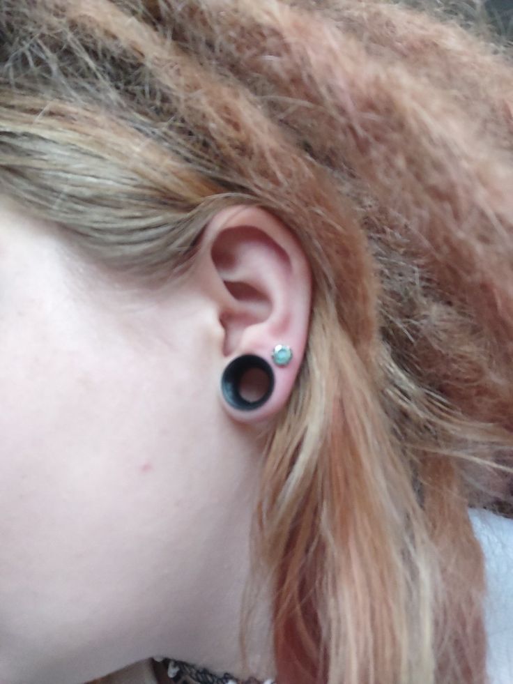 Piercing Journey 00g Stretched Ears, Tunnel Piercing, Second Hole Piercing, Second Ear Piercing, Dread Head, Cool Piercings, Kehlani, Ear Gauges, Stretched Ears