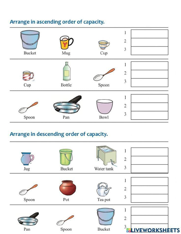 the worksheet is filled with words and pictures to help students understand what they are doing