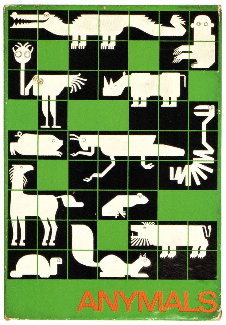 an image of animals on a green and black checkerboard background with the words annnals written in red